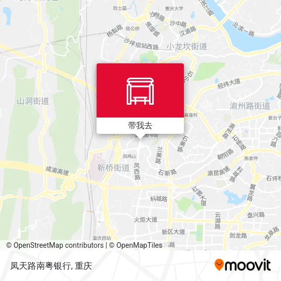 凤天路南粤银行地图