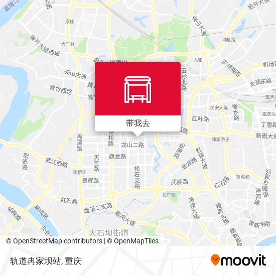 轨道冉家坝站地图