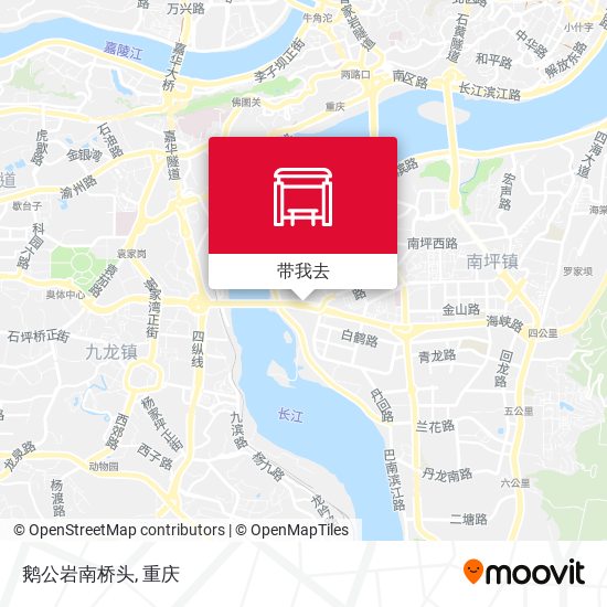 鹅公岩南桥头地图