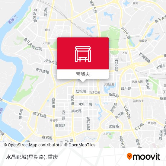 水晶郦城(星湖路)地图