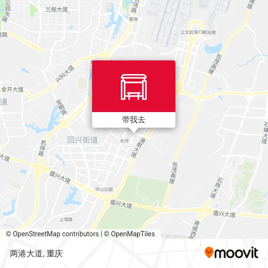 两港大道地图