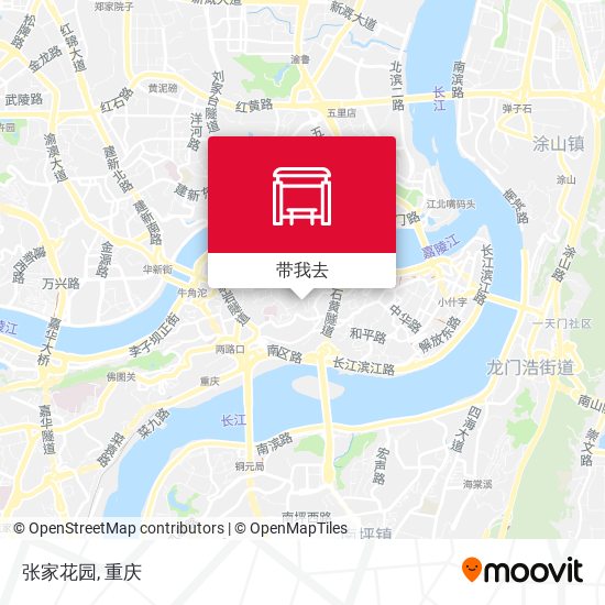 张家花园地图