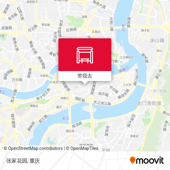 张家花园地图