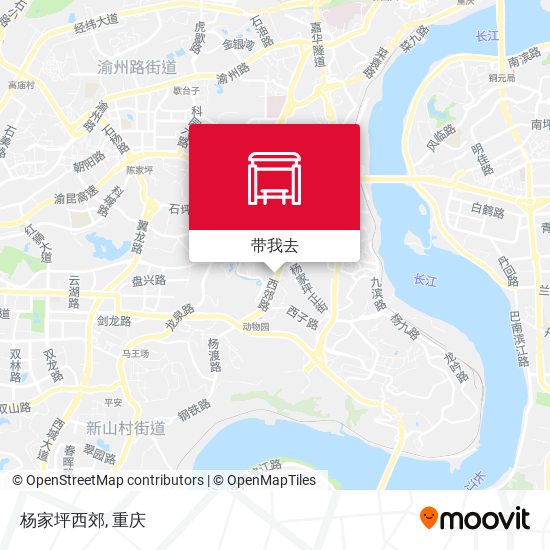 杨家坪西郊地图