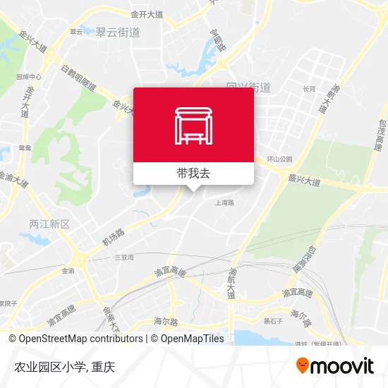 农业园区小学地图