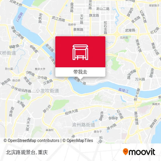 北滨路观景台地图