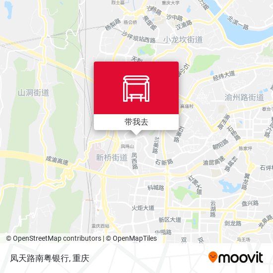 凤天路南粤银行地图