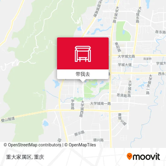 重大家属区地图