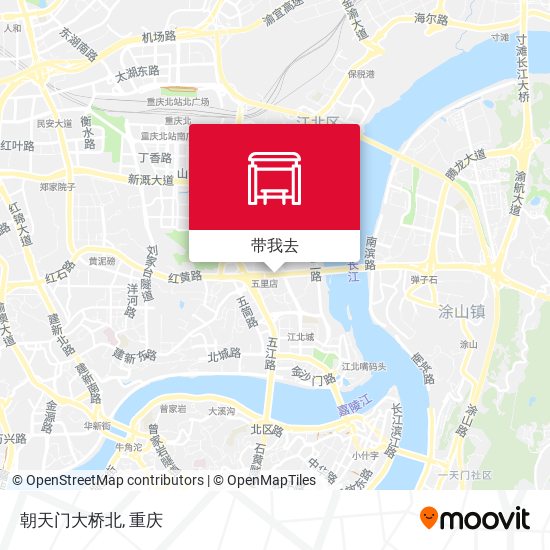 朝天门大桥北地图