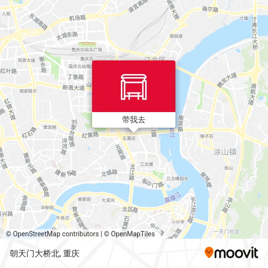 朝天门大桥北地图