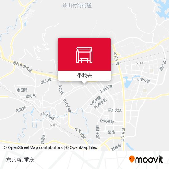 东岳桥地图