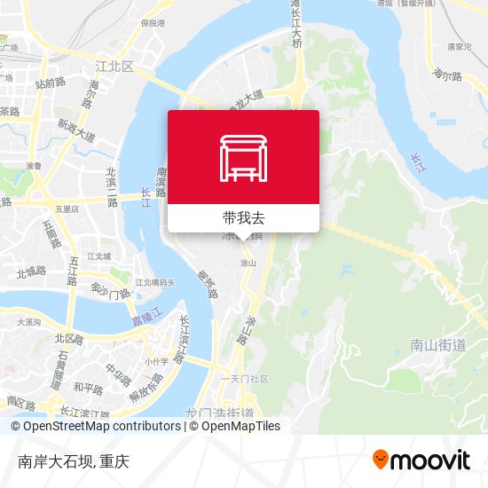 南岸大石坝地图