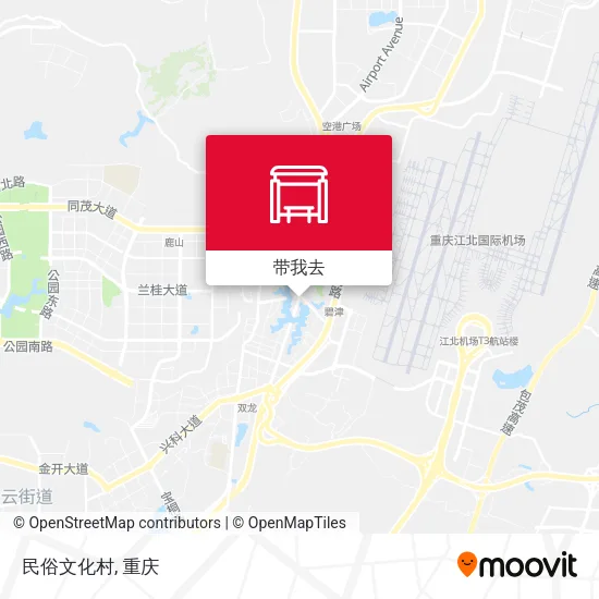 民俗文化村地图