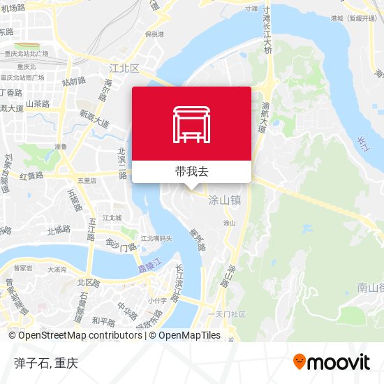 弹子石地图