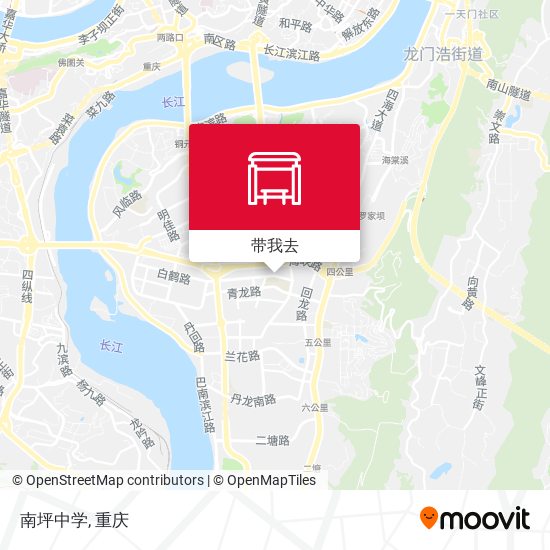 南坪中学地图