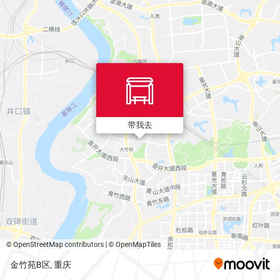 金竹苑B区地图