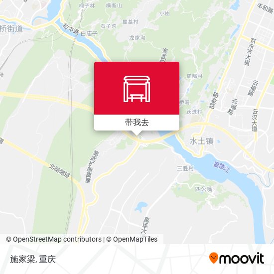 施家梁地图