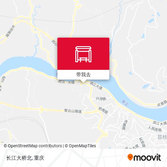 长江大桥北地图