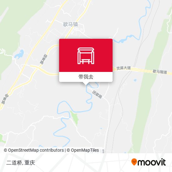 二道桥地图