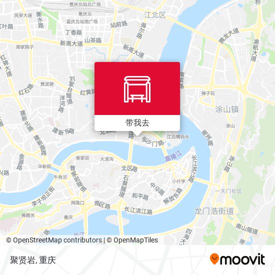 聚贤岩地图