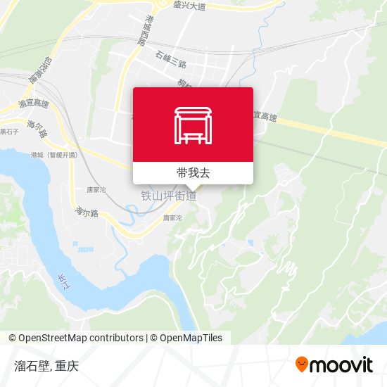 溜石壁地图
