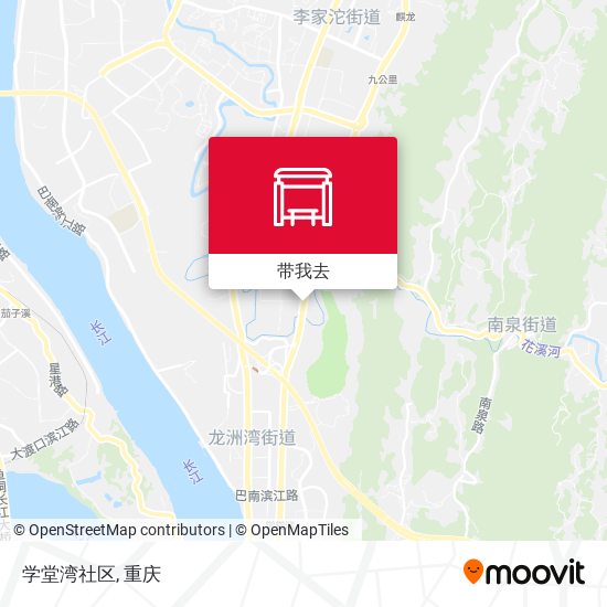 学堂湾社区地图