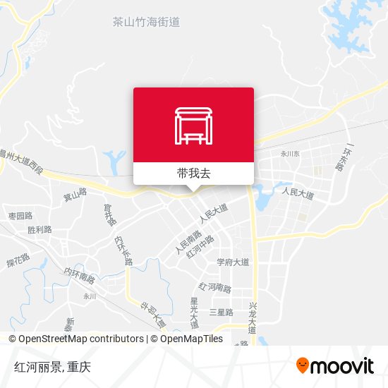 红河丽景地图