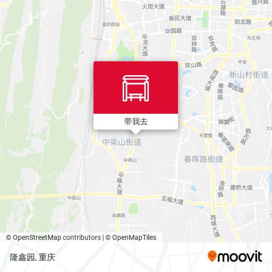 隆鑫园地图