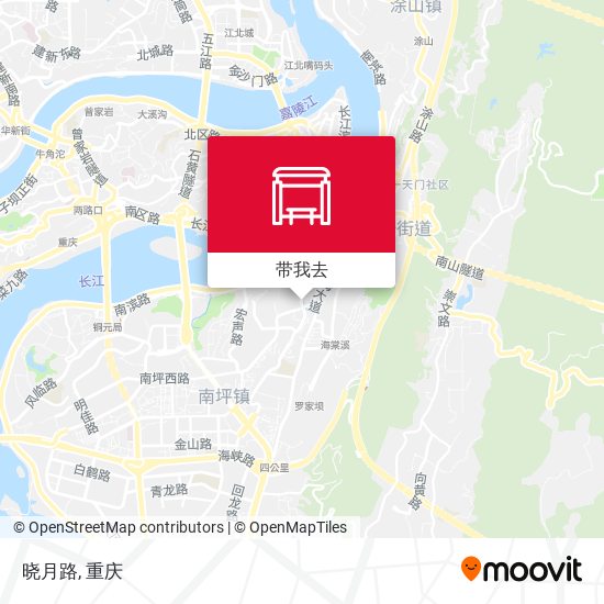 晓月路地图