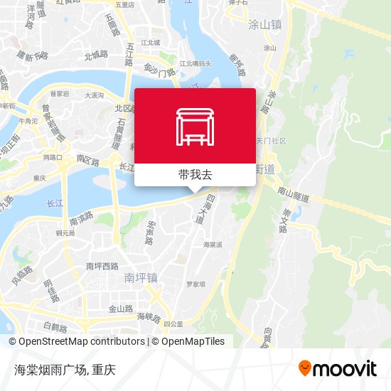 海棠烟雨广场地图