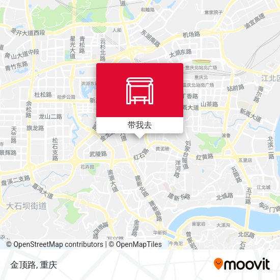金顶路地图