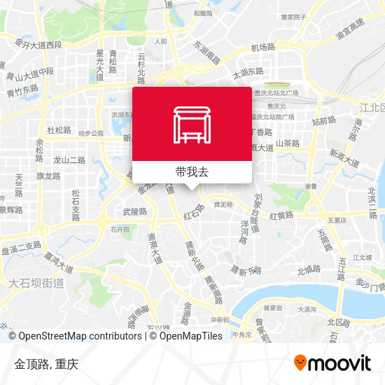 金顶路地图