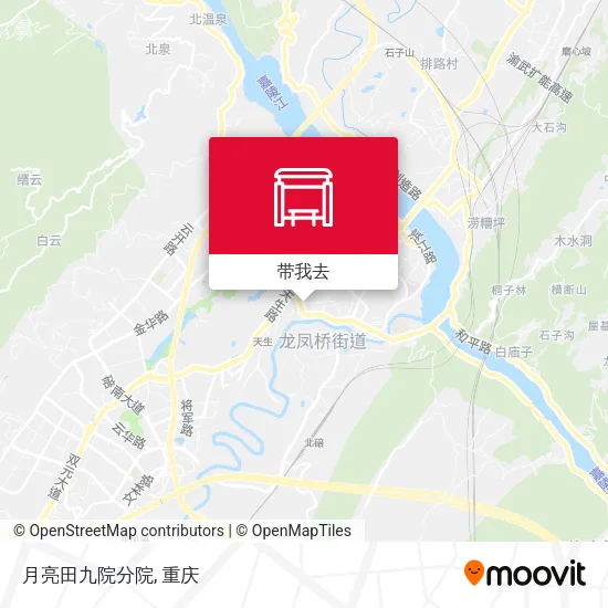 月亮田九院分院地图