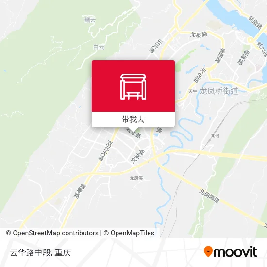 云华路中段地图