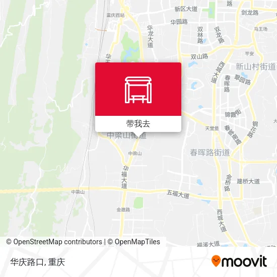 华庆路口地图