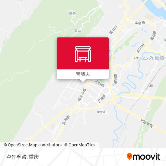 卢作孚路地图