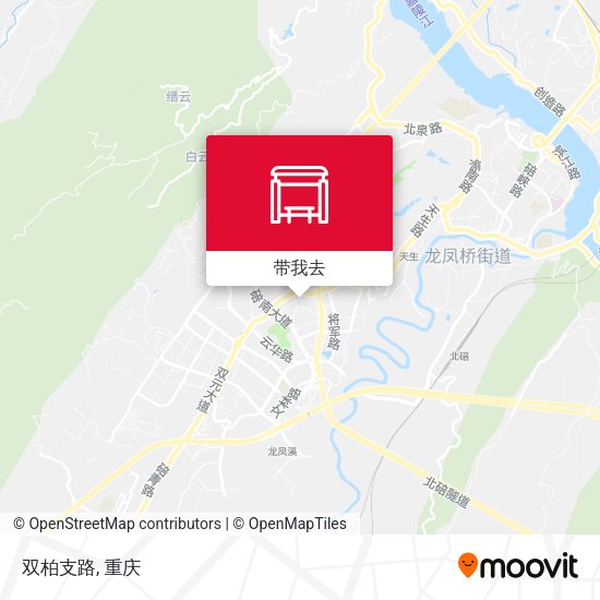 双柏支路地图