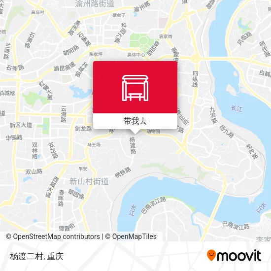 杨渡二村地图