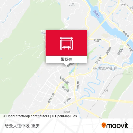 缙云大道中段地图