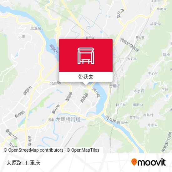 太原路口地图