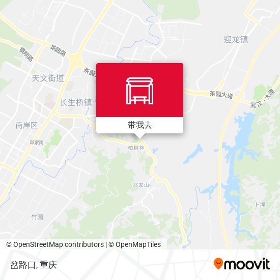 岔路口地图