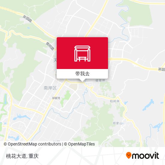 桃花大道地图