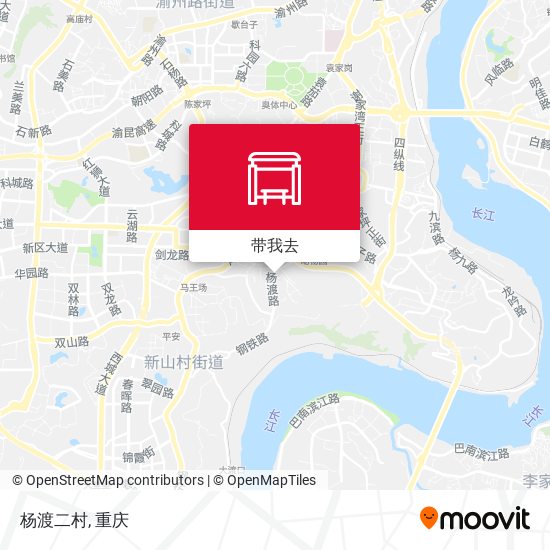 杨渡二村地图