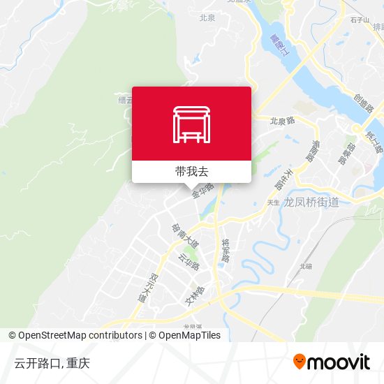 云开路口地图