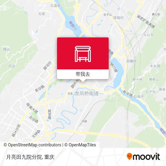 月亮田九院分院地图