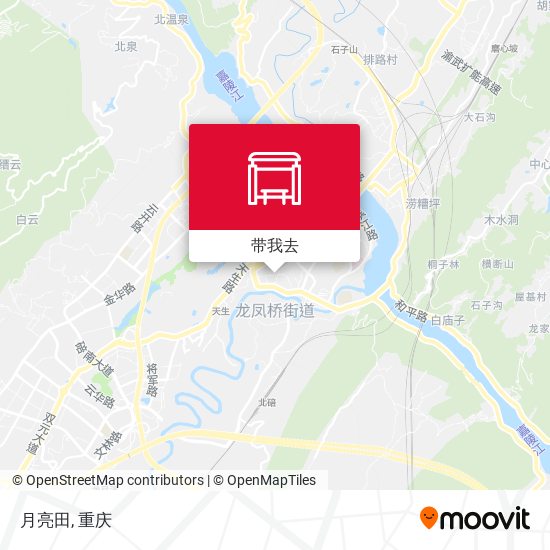 月亮田地图