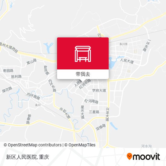 新区人民医院地图