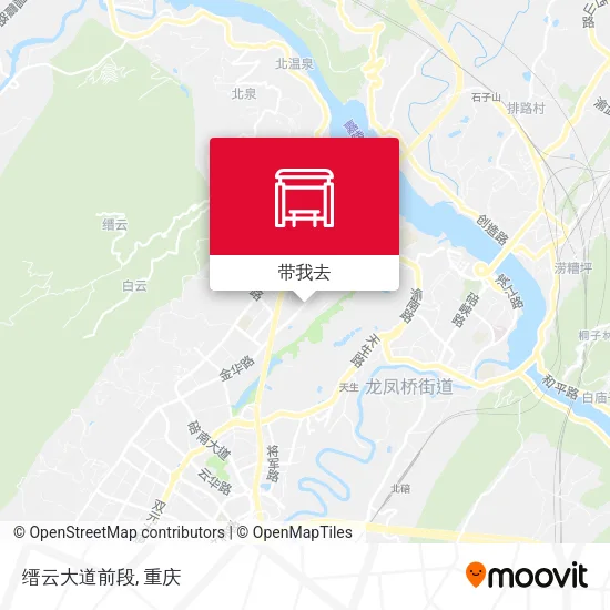 缙云大道前段地图