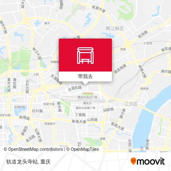 轨道龙头寺站地图