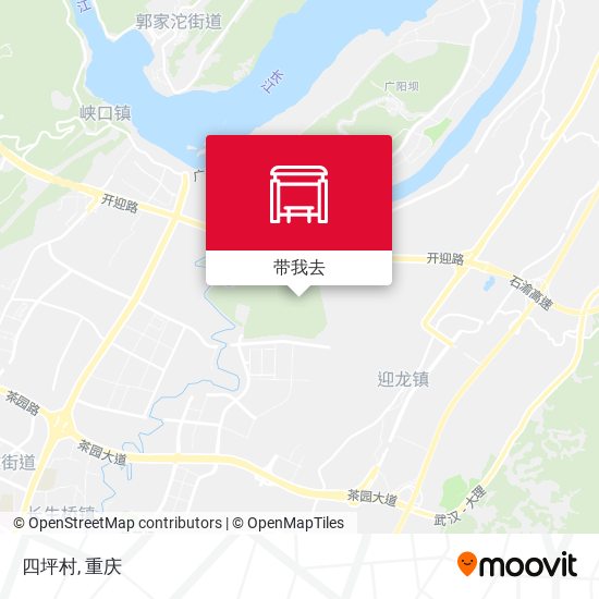 四坪村地图